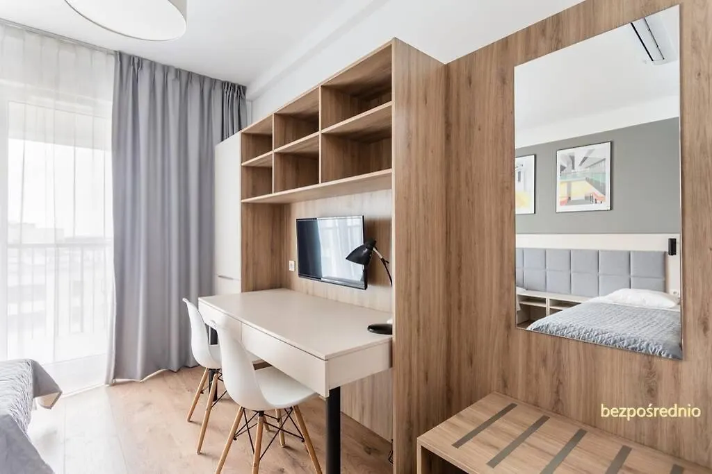 Warsaw City View: Modern Apartment with Parking Poland