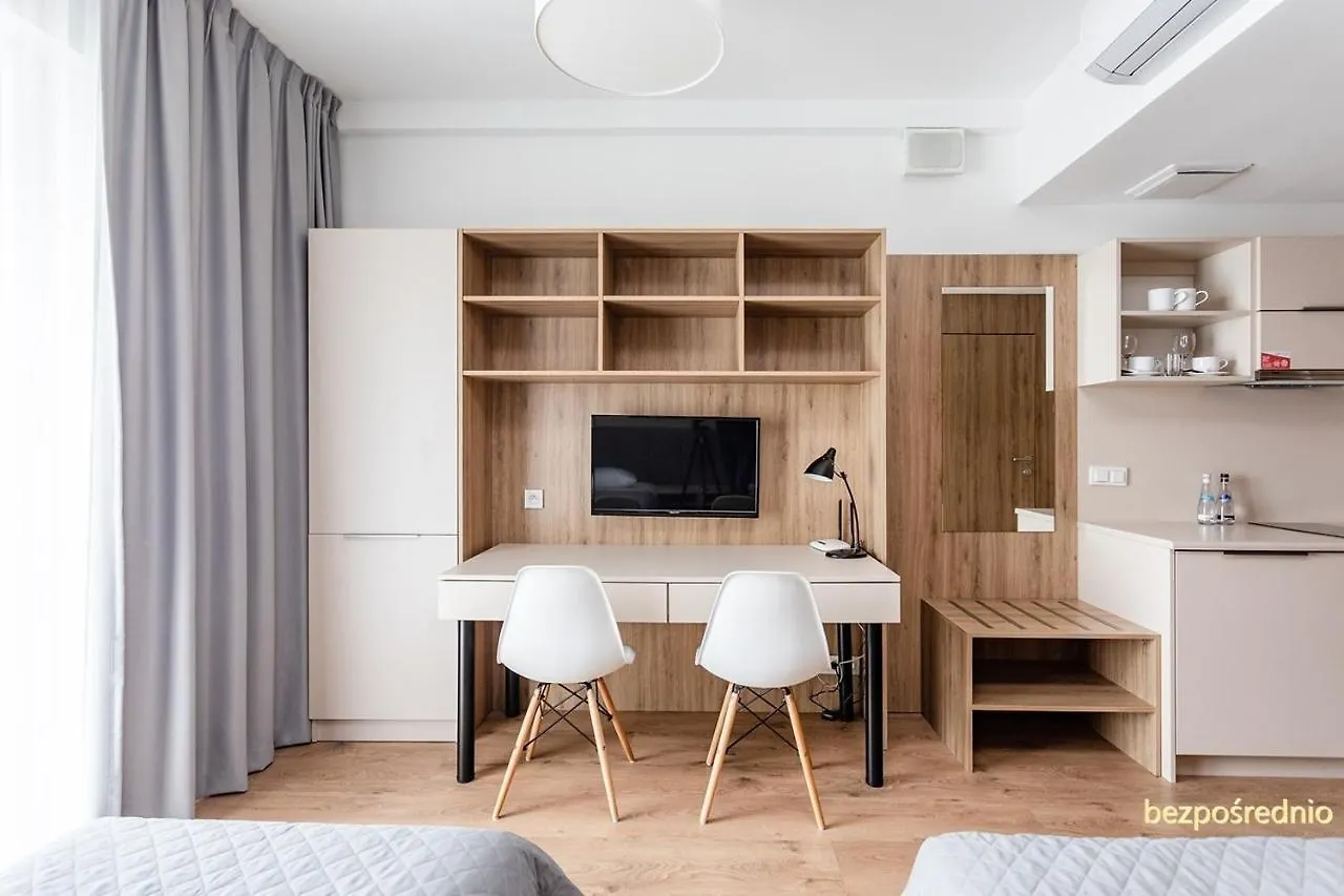 Warsaw City View: Modern Apartment with Parking Poland
